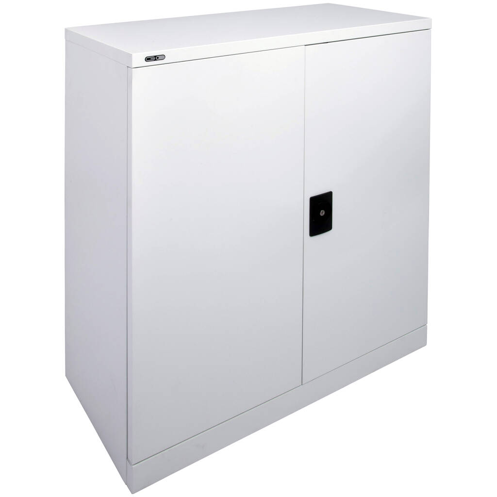 GO Heavy Duty Counter High Stationery Cupboard Assembled1015mm H x 910mm W x 450mm D