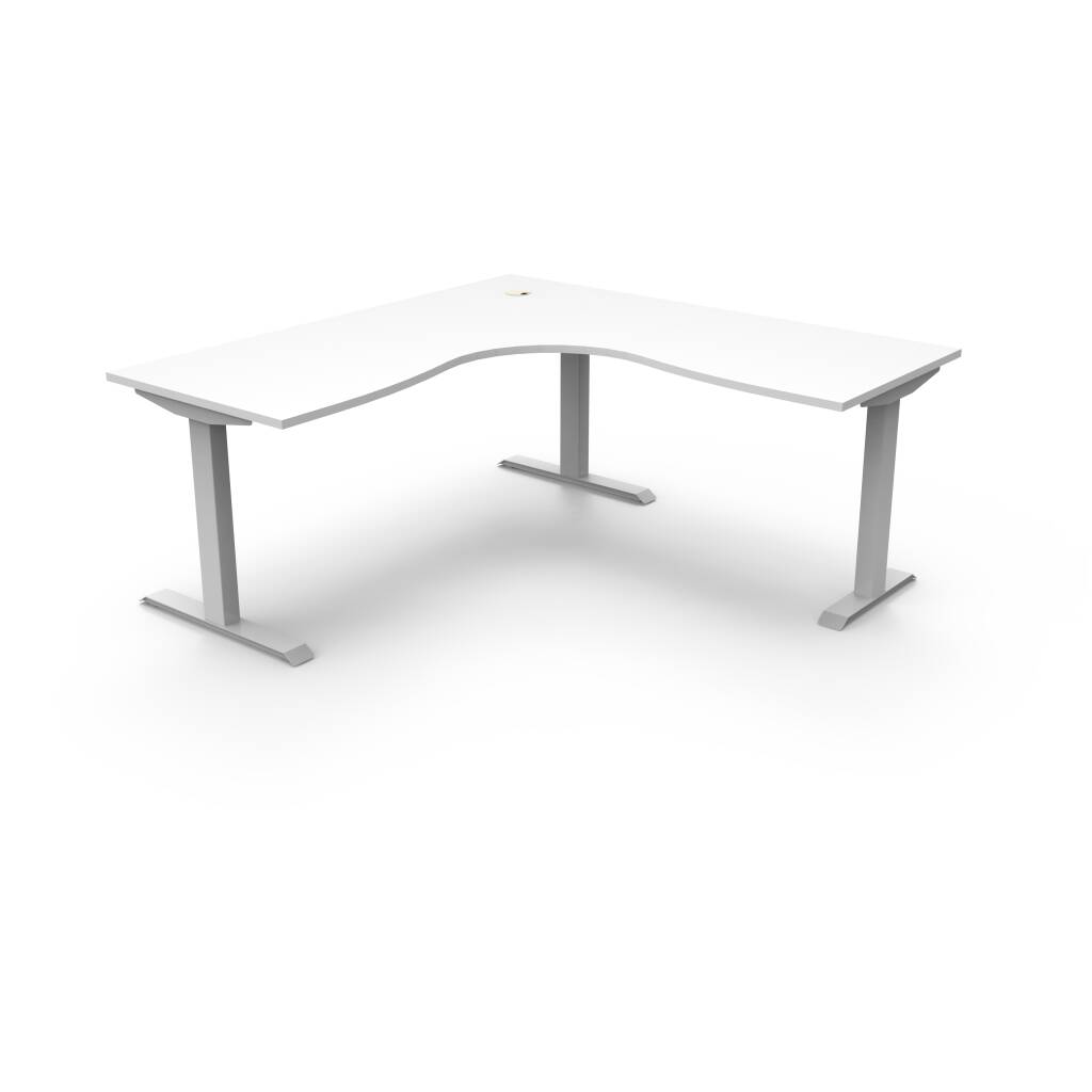 Boost Static Corner Workstation 1800mm SBCNR1P1815 Office Furniture